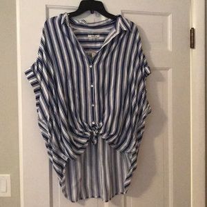 Madewell stripe shirt XL